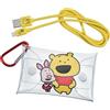 Disney Store Japan Cavo USB Winnie the Pooh & Piglet per iPhone/iPad/iPod con custodia Nishimura...