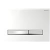 Geberit Placca Geberit Sigma50 Square Cromato Lucido / Cromo Doppio Tasto | 115.788.21.2 Cromato