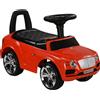 AIYAPLAY Macchina Cavalcabile a Spinta per Bambini 18-36 Mesi con Licenza Bentley Bentayga, Clacson e Musica, Rosso