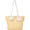 Miu Miu Pre-Owned - Borsa tote a fiori 2010-2023 - Donna - pelle di vitello/paglia - Taglia unica - Marrone