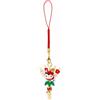 Sanrio Shop Limited Hello Kitty Kumade Rake Netsuke Portachiavi H 1,18 pollici