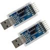 DSD TECH SH-U07B Adattatore da USB a TTL (Chip CH340C) 2 PZ