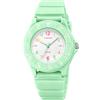 TONSHEN Bambini Orologio 50M Impermeabile Moda Analogico Quarzo Orologi da Polso Ruotare Quadrante Colore Numero Plastica Lunetta e Gomma Band La Ragazza Orologio (Verde 2)