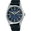 Seiko Orologio Seiko 5 sports SRPG39K1 field watch blu cinturino pelle