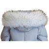 Aublinto Collo di pelliccia sintetica,collo di pelliccia del cappotto invernale, collo di pelliccia sintetica del piumino del cappotto invernale, collo di pelliccia con cappuccio del colletto invernale