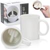 TULEBOLIAN Tazza Spiritosa,Tazza con il dito medio,con dito medio in 3D,Regalo Divertente e Originale per Gli Amanti del Divertimento,per un compleanno o San Valentino