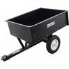 GeoTech TC3080D - carrello ribaltabile per trattorino in metallo - cassone cm 97x76(h 33 cm)
