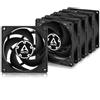 ARCTIC P8 PWM PST (5 Pezzi) - 80 mm Ventola PC, PWM Sharing Technology, Pressione Statica, Connessione PST, Velocità 200-3000 RPM, 0,3 Sone - Nero