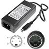 TOPCHARGEUR TOP CHARGEUR ® Adattatore Caricatore Caricabatteria Alimentatore 12V 5V 2A 4 PIN Mini Din per Disco Rigido Hard Disk LACIE by F.A. Porsche Design IDE 500 GB