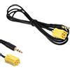 1neiSmartech Cavo Aux con Jack Maschio per Autoradio Blaupunkt Compatibile Con Fiat Punto 500 Lancia Y e Radio Continental per Fiat Panda