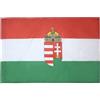 AZ FLAG BANDIERA UNGHERIA CON STEMMA 90x60cm - BANDIERA UNGHERESE CON BLASONE 60 x 90 cm foro per asta - AZ FLAG