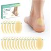 Welnove 30 Pieces Blister Patches Heel - Welnove Blister Cushions - Blister Bandages for Heel,Toe & Foot - Blister Pads for Prevention & Recovery - Water Resistant Bandages(Heel Pack)