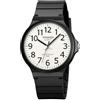 TONSHEN Unisex Orologio Uomini e Donne da Analogico Quarzo 50M Impermeabile Orologi da Polso 12 Colore Plastica Cassa e Gomma Cinturino (Nero Numero)