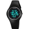 TONSHEN Sportivo Digitale Orologio 50M Impermeabile Multifunzionale Staccabile LED Elettronico 12H/24H Plastica Outdoor Orologi da Polso