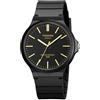 TONSHEN Unisex Orologio Uomini e Donne da Analogico Quarzo 50M Impermeabile Orologi da Polso 12 Colore Plastica Cassa e Gomma Cinturino (Giallo)