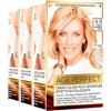 L'OREAL PARIS L'Oréal Paris Excellence Age Perfect Crema Colore Multi-Sfumature Rivitalizzante Anti Età Copre Capelli Bianchi Facile Applicazione Colore 9.31 Biondo Chiarissimo Sabbia - 3 confezioni