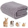 Mygeromon Tappetini per Gabbia per Porcellini D'India 60x40cm Gabbia Cavie Fodere Lavabili Guinea Pig Cage Liner（Grigio）