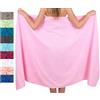 Betz Asciugamano da bagno XXL PALERMO 100% cotone - asciugamano da sauna per uomo e donna 100x200 cm (rosa)