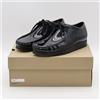 Clarks 26176856 Supreme Clarks Patent Leather Wallabee Nero (Uomo)