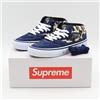 VANS VN0A5KYANVY Supreme Vans Leopard Half Cab blu navy bianco (uomo)