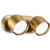 Ideal Lux Applique DODO AP2 ottone di Ideal Lux