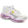 Mizuno Scarpa da Volley Donna Mizuno Wave Lightning Z8 Mid Bianco Viola