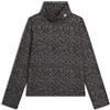 Freddy Felpa donna in viscosa stampa leopardata con collo alto