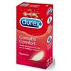 Durex Contatto Comfort Profilattici Lubrificati e Sottili 6 Pezzi