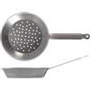 Home 4634627 Padella Castagne Pesante, Manico Antiscivolo, Ferro, 27 cm