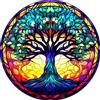 MEIYUDA Diamond Painting Albero della vita, 5D Diamond Painting Kit Completo, 5D Pittura Diamante Painting Kit Ricamo a Punto Croce Artigianale Per La Decorazione Della Parete Di Casa 30x30cm