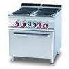 Allforfood Cucina elettrica 4 piastre quadrate con forno elettrico allforfood cfq4/98et linea elle