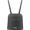 D-Link N300 router wireless Ethernet Banda singola 2.4 GHz 3G 4G Nero