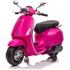 Moto Scooter Eelettrico per Bambini Piaggio Vespa Sprint 12V-Rosa