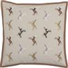 Bloomingville MINI Doglas - Cuscino in cotone, 40 x 40 cm, colore: Marrone