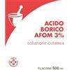 AEFFE FARMACEUTICI Srl acido Borico Afom 3% Soluzione Cutanea