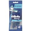 Gillette Blue Ii Usa&getta Plus 4 Pezzi