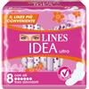 LINES Idea Ultra Assorbente Flussi Abbondanti Con Ali 8 Pezzi