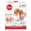 SILC SpA Trudi Baby Care Pannolino Bambini Maxi 7/18 Kg 18 Pezzi