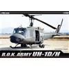 Academy 1/48 R.O.K. Army Bell UH-1D/H Huey Helicopter Plastic Model Kit #12308