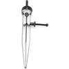 Hilitand 45# Acciaio Pelle Craft Compass Wing Divider Regolabili di bussola in pelle Line Marking Tools