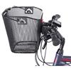 FISCHER Cestino per bicicletta elettrica con fissaggio rapido, progettato specificamente per e-bike, portata 5 kg, adatto per tutti i display con una larghezza di 9 cm, tra cui per display BOSCH,