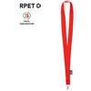 Lanyard Loriet RPET Bianco, Poliestere Riciclato 2x50cm Personalizzate o neutre