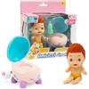 Cicciobello Amicicci Potty Playset, Vasino con Bamboline Piccole, con 2 Effetti Sonori, Giochi Bambini 3 Anni, Funzione Pipì e Accessori Inclusi