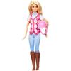 Barbie - Malibu, bambola bionda con outifit e accessori da equitazione inclusi, ispirata alla serie Netflix I misteri ricerca del cavallo scomparso, 3+ anni, HXJ38