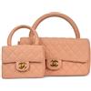 CHANEL Pre-Owned - Borsa a mano Classic Flap two-in-one 1995 - Donna - pelle di agnello - Taglia unica - Rosa