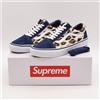 VANS VN0A5FCBBX9 Supreme Vans Leopard Old Skool Navy White (uomo)