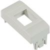 Adattatore Keystone compatibile con serie BTICINO LIVING LIGHT Bianco