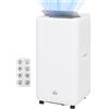 DecHome OUTLET - Condizionatore Portatile 12000 BTU/h Climatizzatore Funzione Deumidificatore con Telecomando e Timer colore Bianco - 88U0WT - Ricondizionato