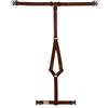 Haqihana srl Haqihana Pettorina ad H Chocolate in Nylon per Cani, xl