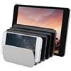Wendry Stazione di ricarica a 6 porte, supporto universale rimovibile per staffa di ricarica per tablet desktop universale per telefono cellulare, supporto multi-porta per desktop Organizer